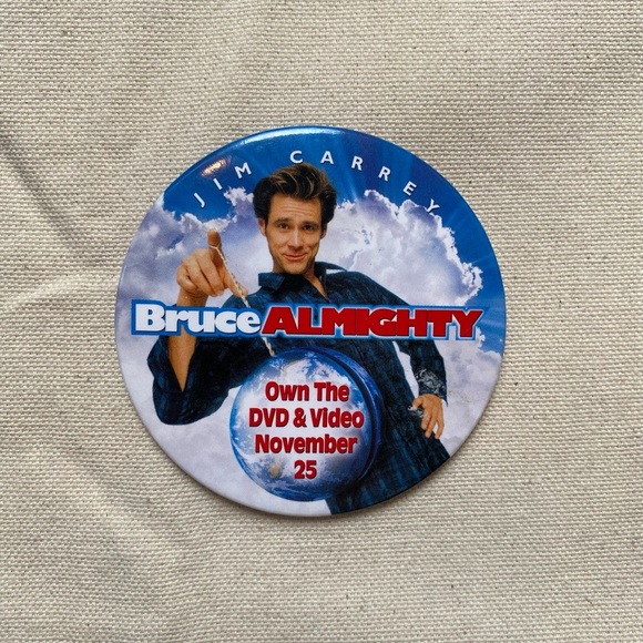 Bruce Almighty Promotional Button - Picture 1 of 4